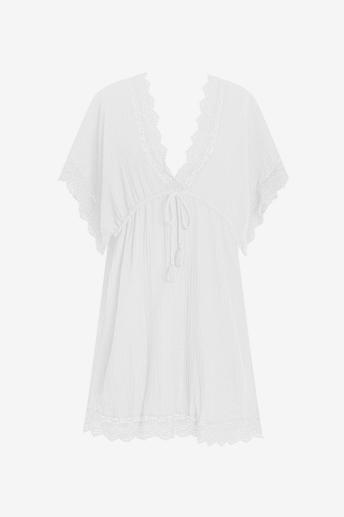 White tunic dress