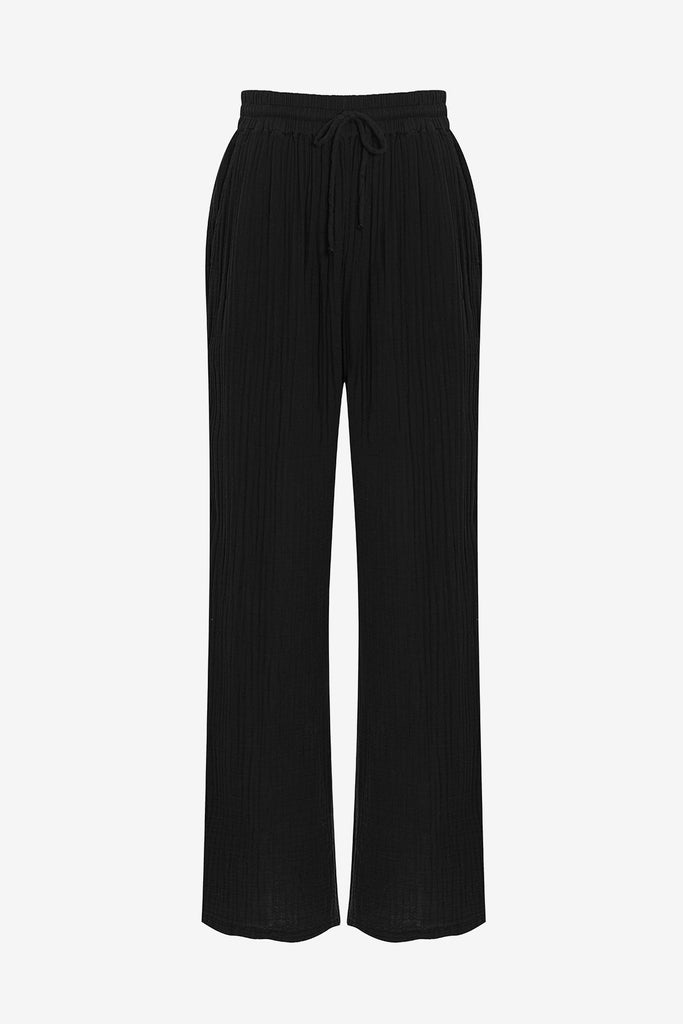 Black beach pants