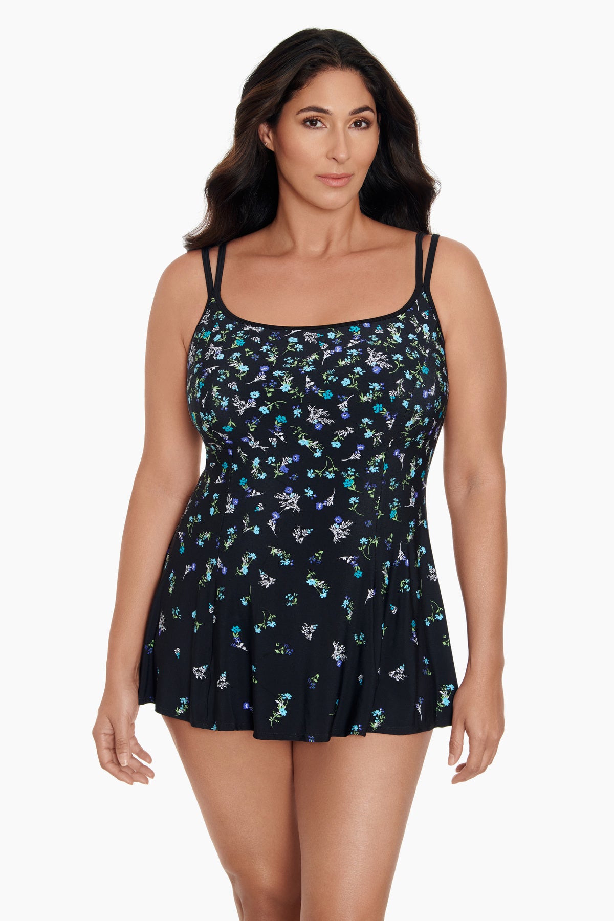 Longitude Princess Long Torso Swim Dress Windswept Mimi Flamingo